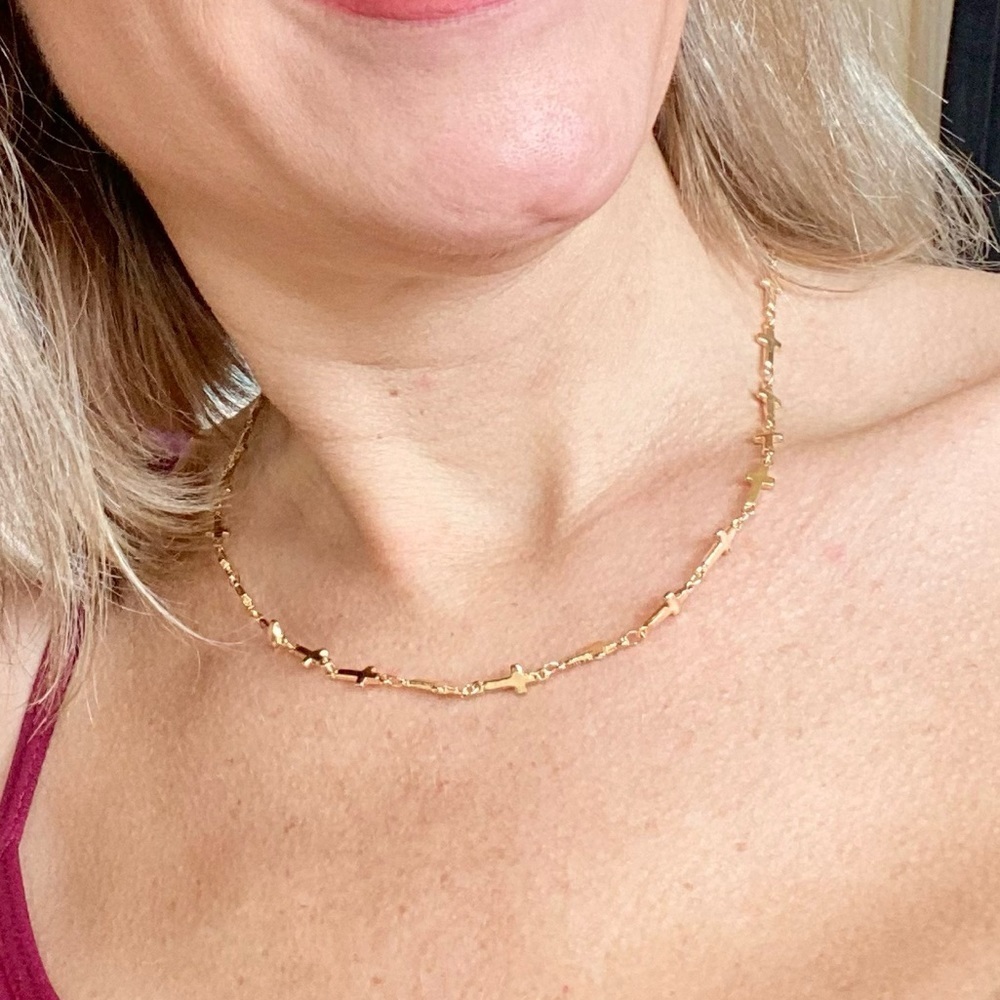Lovely Soul Cross Necklace